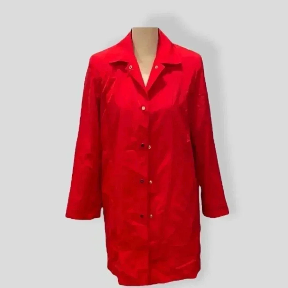 Gallery Red rain coat